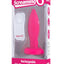 My Secret Rechargeable Vibrating Plug with Wireless Remote Control Waterproof - Pink