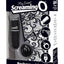 My Secret USB Rechargeable Panty Vibe Set with Silicone Remote Control Ring Waterproof - Black