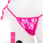 My Secret USB Rechargeable Panty Vibe Set with Silicone Remote Control Ring Waterproof - Pink