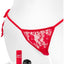 My Secret USB Rechargeable Panty Vibe Set with Silicone Remote Control Ring Waterproof - Red