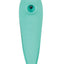 Mystique Suction Vibrating Rechargeable Silicone Massager - Aqua/Green
