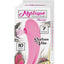 Mystique Suction Vibrating Rechargeable Silicone Massager - Pink