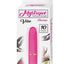 Mystique Vibrating Massagers Rechargeable Silicone Vibrator - Pink