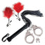Nasstoys Bondage Whip,feather and Cuffs