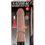 Natural Realskin Hot Cock 1 Rechargeable Warming Dildo - Chocolate - 7in