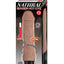 Natural Realskin Hot Cock 3 Rechargeable Warming Dildo - Chocolate - 8in