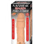 Natural Realskin Penis Xtender Vibrating Penis Extender - Flesh/Vanilla