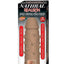 Natural Realskin Spiked Vibrating Penis Xtender - Brown