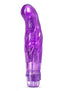 Naturally Yours Bachata Vibrating Dildo - Purple - 6.5in