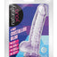 Naturally Yours Crystalline Dildo 6in - Amethyst - Purple