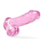 Naturally Yours Crystalline Dildo - Pink/Rose - 6in