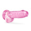 Naturally Yours Crystalline Dildo - Pink/Rose - 7in