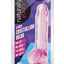 Naturally Yours Crystalline Dildo - Pink/Rose - 8in