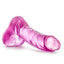 Naturally Yours Ding Dong Dildo with Balls - Pink - 5.5in