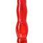 Naturally Yours Flamenco Vibrating Dildo - Red - 6.75in