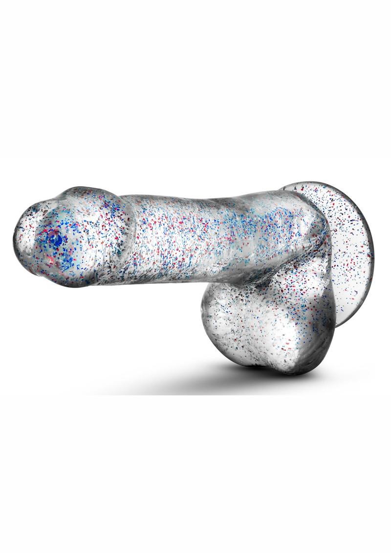 Naturally Yours Glitter Dildo with Balls