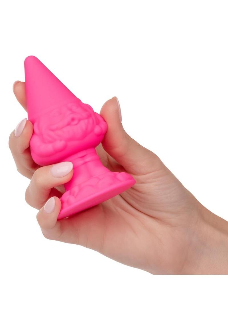 Naughty Bits Anal Gnome Gnome Silicone Butt Plug - Pink