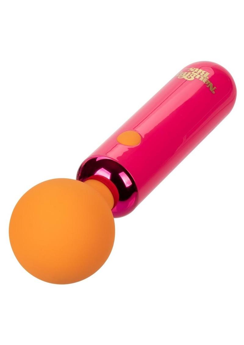 Naughty Bits Home Cumming Queen Rechargeable Silicone Vibrating Wand - Pink