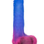 Naughty Bits Ombre Hombre Rechargeable Silicone Vibrating Dildo