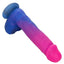 Naughty Bits Ombre Hombre XL Rechargeable Silicone Vibrating Dildo