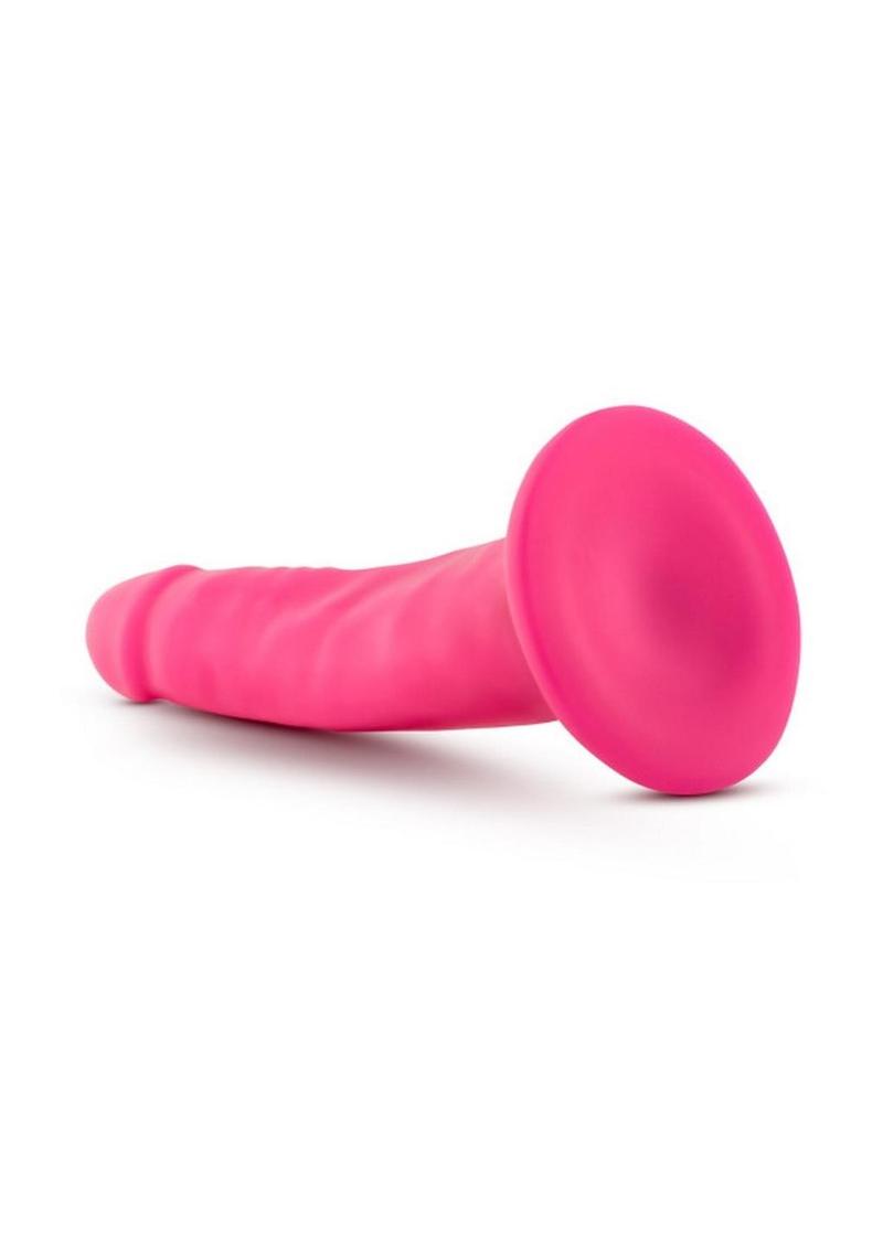 Neo Dual Density Dildo - Neon Pink/Pink - 6in