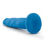 Neo Dual Density Dildo - Blue/Neon Blue - 7.5in