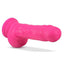 Neo Dual Density Dildo - Neon Pink/Pink - 9in