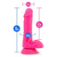 Neo Dual Density Dildo with Balls