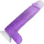 Neo Elite Encore Silicone Vibrating Dildo with Remote Control - Purple - 8in
