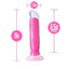 Neo Elite Glow In The Dark Marquee Silicone Dual Dense Dildo