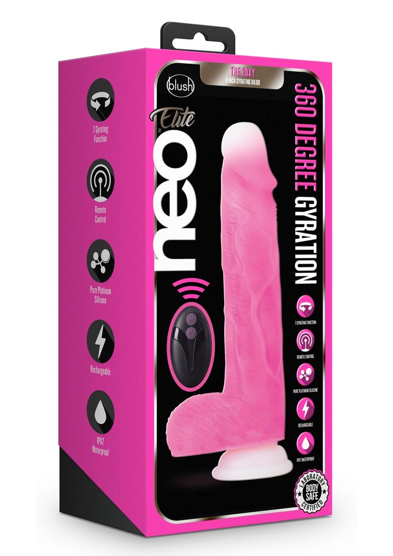 Neo Elite Roxy Silicone Gyrating Dildo with Remote Control