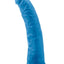 Neo Elite Silicone Dual Density Cock - Blue/Neon Blue - 7.5in