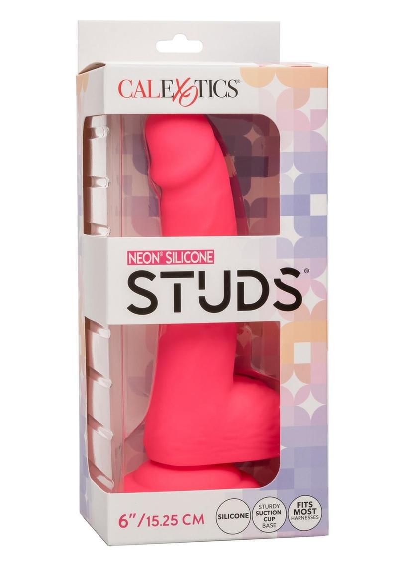 Neon Silicone Studs Dildo