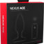 Nexus Ace Rechargeable Silicone Vibrating Butt Plug with Remote Control - Black - Medium