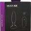 Nexus Ace Rechargeable Silicone Vibrating Butt Plug with Remote Control - Black - Small