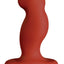 Nexus G-Play+SM Rechargeable Silicone Vibrator - Red - Small