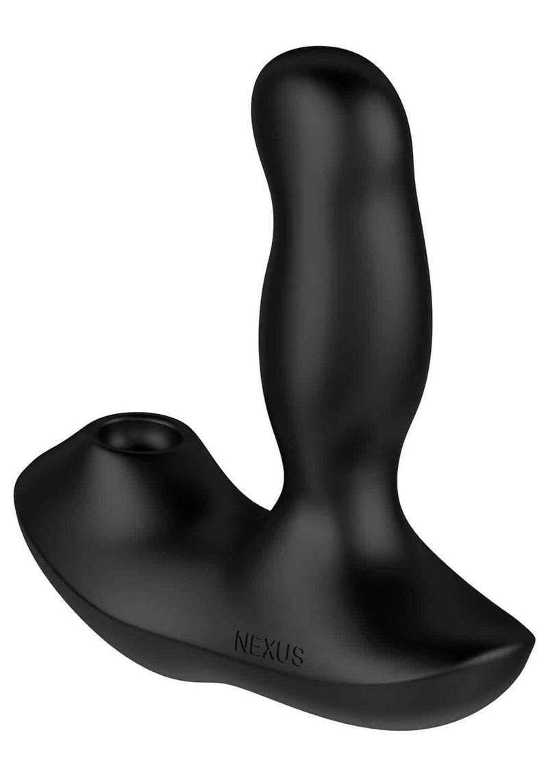 Nexus Revo Air Rechargeable Silicone Suction and Rotating Prostate Massager with Remote Control