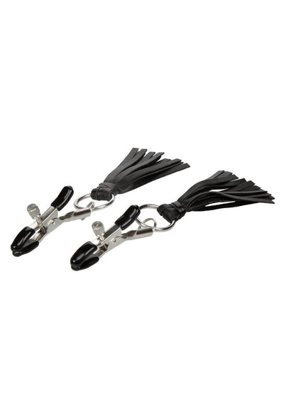 Nipple Play Playful Tassels Nipple Clamps - Black