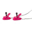 Nipple Play Vibrating Warming Nipple Teasers - Pink/Purple