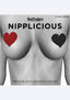 Nipplicious Heart Shape Pasties - Black/Red