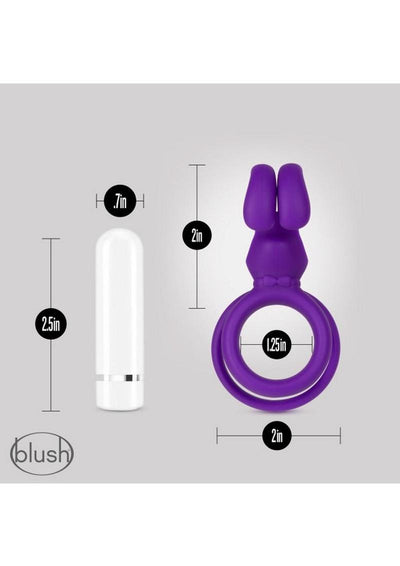 Noje C3 Rechargeable Silicone Cock Ring - Irus - Purple