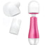 Noje Jules - Rose Rechargeable Silicone Wand Massager - Pink/White