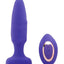 Nu Sensuelle Andii Fino Roller Motion Rechargeable Silicone Anal Plug with Remote Control - Purple/Ultra Violet