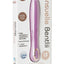 Nu Sensuelle Bentlii Rechargeable Silicone Vibrator - Orchid - Pink