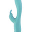 Nu Sensuelle Brandii Rechargeable Silicone G-Spot Rabbit Vibrator - Blue/Tiffany Blue
