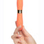 Nu Sensuelle Deux Silicone Rechargeable Bullet - Coral/Orange/Rose Gold
