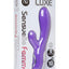 Nu Sensuelle Femme Luxe Rechargeable Silicone Rabbit Vibrator - Purple