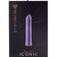 Nu Sensuelle Iconic Rechargeable Silicone Bullet - Deep Purple/Purple