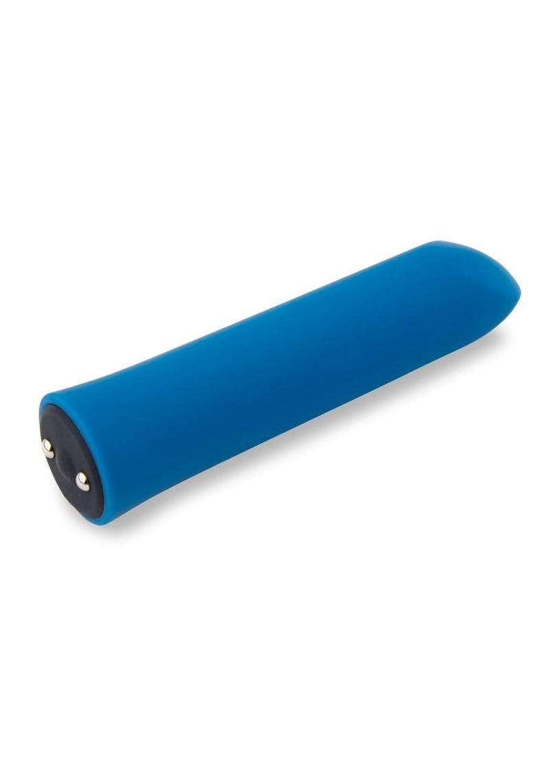 Nu Sensuelle Iconic Rechargeable Silicone Bullet - Deep - Blue/Turquoise