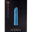 Nu Sensuelle Iconic Rechargeable Silicone Bullet - Deep - Blue/Turquoise